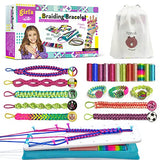 YEETIN Friendship Bracelet Making Kit for Girls 6-12 Years Old, Jewelry Loom Braid Bracelet Maker Craft Sets, 2021 Hottest Christmas Gifts Bracelets String Kit Comes with Unicorn Tattoo & Storage Bag