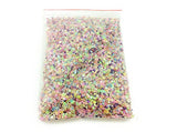 TKOnline 3.6oz/100g Multicolor Manicure Glitter Confetti,Mixed Shapes Size 2-4mm For Party