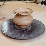 U.S. Art Supply - 11" Round Plastic Pottery Wheel Bats, Set of 2 - Durable, Balanced Bat for Use