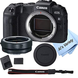Canon EOS RP Mirrorless Camera (Body Only)+ Mount Adapter EF-EOS R ,Cleaning Cloth (7pc Bundle)