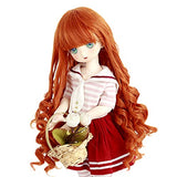 AIDOLLA Doll Wig 9-10 Inch 1/3 BJD SD Wig - Girls Gift Temperature Synthetic Fiber Long Curly Synthetic Hair