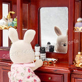 Odoria 1:12 Miniature Storage Cabinet Mini Doll Display Cupboard Bookcase Dollhouse Kitchen Furniture Accessories