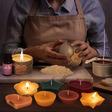 Candle Making Kit, BeyTyKy 95 Piece Complete Candle Making Supplies for Adults, Including Melting Pot, Beeswax, Color Dyes, Fragrance Oil, Cotton Wicks, Thermometer, Candle Tins, Molds, Mixing Spoon