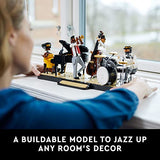 LEGO Ideas Jazz Quartet 21334 Building Kit; Build-and-Display Model for Adults with a Passion for Music (1,606 Pieces)