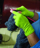 Dritz Supports During Crafting, Quilting, Sewing, Knitting, Household Duties Crafters Comfort Glove-Medium, Kiwi Green