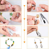 DoreenBow 2015PCS DIY Jewelry Making Supplies Kit Jewelry Beads and Charms Findings Jewelry Making Tools Kit for Jewelry Necklace Bracelet Making Repair