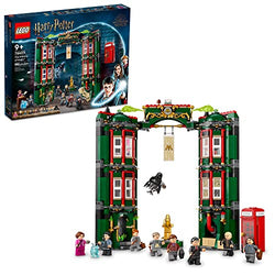 LEGO Harry Potter The Ministry of Magic 76403 Building Toy Set for Kids, Boys, and Girls Ages 9+; Collectible Birthday Gift Includes 9 Minifigures (990 Pieces)