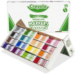 CYO588201 - Crayola Non-Washable Classpack Markers