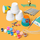 Romi's Way 2-Pack Make Your Own Wind Chime Kit - Larger Bells, Stencils and Beads, Arts and Crafts for Kids Ages 8-12, 4-8 - DIY Craft Kit for Girls & Boys - Unique Art Gifts for Christmas, Birthday