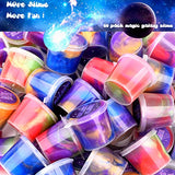 Galaxy Slime Kit with 60 Pack,Party Favors for Kids, Non Sticky,Wet,Soft Sludge Toy Mini Slime Bulk for Boys Girl, Stress Relief ,Goodie Bags, Christmas Stuffers