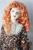 JD276 8-9inch 21-23CM Beauty fish curly doll wigs 1/3 SD Synthetic mohair BJD doll hair (Orange)