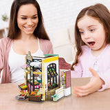 Rolife DIY Miniature Dollhouse Kit, Tiny House Kits Mini Model Building Sets, DIY Craft Gifts for Adults and Kids to Build with Removable Model Plants, Christmas/Birthday Gifts (DG142+143+145)