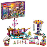 LEGO Friends Heartlake City Amusement Pier 41375 Toy Rollercoaster Building Kit with Mini Dolls and Toy Dolphin, Build and Play Set Includes Toy Carousel, Ticket Kiosk and More (1,251 Pieces)