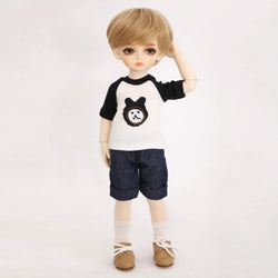 Boy BJD Doll Children's Creative Toys 1/6 26CM 10Inch Ball Jointed Dolls Action Full Set Figure SD Doll with Clothes Shoes Wig Hair Makeup Toys,Blueeyeball