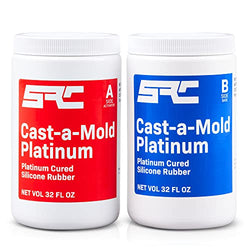 Specialty Resin & Chemical Cast-A-Mold Platinum (64-Ounce Kit) | Silicone Mold Making Kit | Food Grade Platinum-Cured Silicone Rubber | 2-Part DIY Set for Casting Epoxy and Polyurethane Resin