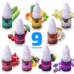 Frentsoil - Fragrance Oil set of 9 Premium Grade scents - Candle Making - Soap Making scents - Home DIY Perfume
