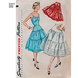 Simplicity US8456R5 1950's Fashion Women's Vintage Slip and Petticoat Sewing Patterns, Sizes 14-22