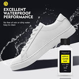 Magicfly White Leather Paint(120ml/4 fl oz each), Leather Paint for Shoes with Acrylic Finisher, Acrylic Leather Paint Perfect for Couches, Sneakers, Bags & Car Seat