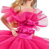 Barbie Signature Pink Collection Doll, Doll (12-inch) with Silkstone Body Wearing Tulle Gown, Gift for Collectors