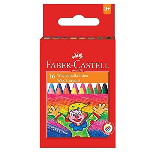 Faber Castell Wax Crayons - 16 Shades