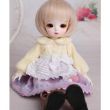 DXFK.AM BJD Dolls 1/6 SD Doll 10.2 Inch Ball Jointed Pretty Girl Fashion Toys with Full Set Clothes Shoes Wig, Best Gift for Girls