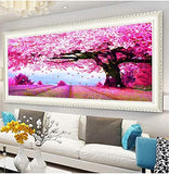 RAILONCH Large DIY 5D Diamond Painting by Number Kits,Crystal Rhinestone Diamond Embroidery Paintings Pictures Arts Craft for Home Wall Decor (150x60CM)