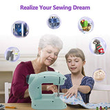 Portable Sewing Machine, Mini Electric Sewing Machines, Household Lightweight Hand Sewing Machine for Beginners/Kids/Tailors/Arts/Crafting/DIY