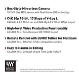 Panasonic LUMIX BGH1 Cinema 4K Box Camera, Micro Four Thirds with Livestreaming (DC-BGH1)