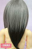 BJD Doll Hair Wig 9-10 inch 22-24cm Black grey 1/3 SD DZ DOD LUTS