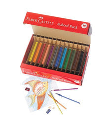 Faber-Castell - 288 Count- Grip Watercolor EcoPencils School Pack - Art Supplies For Kids- (24 Sets