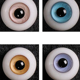 WANGFUFU 14mm Bjd 1/3 1/4 Doll Glass Eyes Doll Accessories Glasss Doll Eyeball DIY Sewing Craft Puppet Bear Doll Animal Stuffed Toys