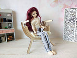 Miniature Dollhouse Modern Chair, Wooden Furniture for 1:3 scale BJD dolls