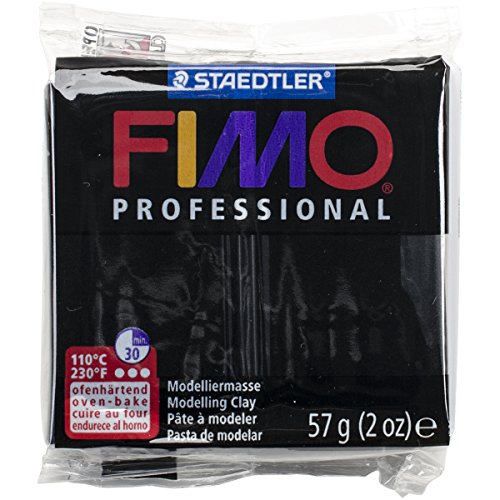 Staedtler Fimo Professional Soft Polymer Clay, 2 oz, Black
