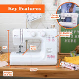 Sewing Machine for Beginners, The Dream by American Home, 15 Built-in Stitches, Great for Refashioning Clothes, AH700