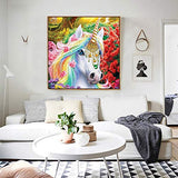 ONEST 6 Pack DIY 5D Diamond Painting Kits Round Full Drill Acrylic Embroidery Cross Stitch for Home Wall Decor, Unicorn Diamond Painting Style (10x10inches)