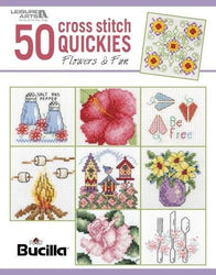 50 Cross Stitch Quickies Flowers | Cross Stitch | Leisure Arts (6961)