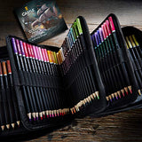 Castle Art Supplies 120 Colored Pencils Zip-Up Set perfect for all artists. Smooth, quality color cores and coloring pencils for blending & layering in convenient, strong travel case