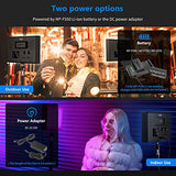 Neewer 2 Packs P280 RGB LED Video Light Battery Kit with APP Control - CRI97+/3200-5600K/360° Full Color/9 Applicable Scenes, Led Panel Light with Detachable Diffuser for YouTube, Photography