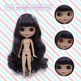 1/6 BJD Doll , 4-Color Changing Eyes Matte Face and Ball Jointed Body Dolls, 12 Inch Customized Dolls Can Changed Makeup and Dress DIY, Nude Doll Sold Exclude Clothes (SNO.35)