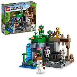 LEGO Minecraft The Skeleton Dungeon 21189 Building Toy Set for Kids, Boys, and Girls Ages 8+; Includes a Spawner and Cave Explorer; Fun Gaming Gift (364 Pieces), Multicolor