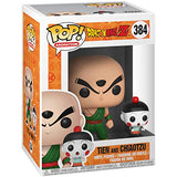 Funko Pop & Buddy: Dragonball Z - Chiaotzu & Tien Collectible Figure, Multicolor