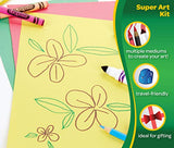 Crayola Super Art Kit, Gift for Kids, Amazon Exclusive, Over 100 Pieces (Amazon Exclusive)