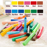 Homkare Gel Crayons, 12 Colors Washable Non Toxic Silky Crayons Twistable Drawing Crayons, Crayons Pastel for Kids and Children