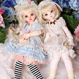 OUENEIFS Bjd Sd Dolls Luts Baby DELF DaisyA 1/4 Resin Figures Body Model Girls Boys Eyes Toys Shop Tan Skin Nude Doll No Face Up