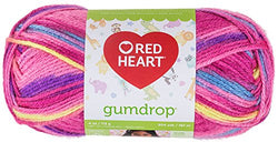 Red Heart Gumdrop Yarn, Cherry