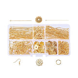 NBEADS Jewelry Findings Set Jewelry Making Kit Jewelry Findings Starter Kit with Jump Rings,