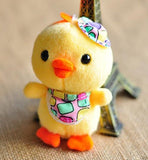 Smilesky Plush Chicken Chick Stuffed Animal Toys Keychains Hanging Ornaments Decorations Yellow 4"