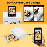 KODAK Dock Plus 4PASS Instant Photo Printer (4x6 inches) + 90 Sheets