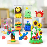 Magic Clay - Air Dry Clay 27 Colors, Modeling Clay for Kids with 9 Display Case, Soft & Ultra Light, Toys Gifts for Age 3 4 5 6 7 8+ Years Old Boys Girls Kids