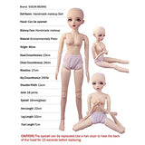 SISON BENNE BJD Doll, Original 1/3 SD Dolls 24 Inch 18 Ball Jointed Doll DIY Toys with Full Set Clothes Shoes Wig Makeup, Best Gift for Christmas (Nicole)